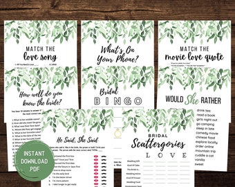 Virtual Bridal Shower Games: Zoom Party Pack (Digital Download)