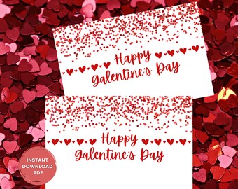 Editable Galentine's Day Gift Tags: Printable Bag Tags (PDF Download)