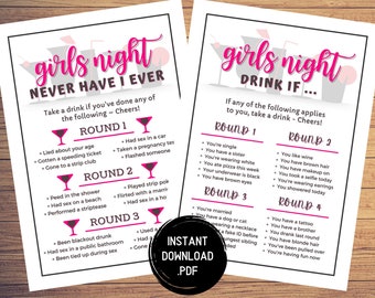 Jogos noturnos de meninas: Beba se, eu nunca (download digital)