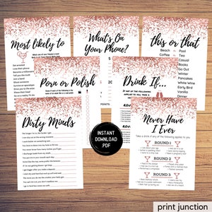 Girls Night Games, Ladies Night Games, Fun Girls Night Out, Girls Night In, Adult Party Games, Party Games, Printable Games, Birthday Games