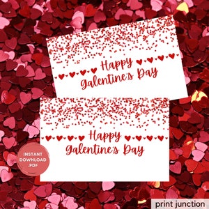 Bearbeitbare Galentines Day Geschenkanhänger, druckbare Galentines Taschenanhänger, bearbeitbare PDF, Instant Download, Valentinstag Geschenkanhänger