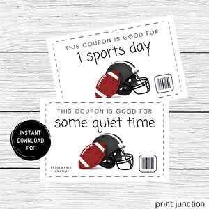 Fathers Day Coupons - Father&#39;s Day Coupon Book - Father&#39;s Day - Gift for Dad - Present for Dad - Fathers Day Vouchers - Instant Download