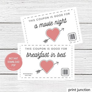 Coupons d&#39;anniversaire de maman - Imprimable - Coupons de mère - Cadeaux de maman - Coupons de maman - Cadeaux imprimables de maman - Téléchargement instantané - Coupons d&#39;anniversaire