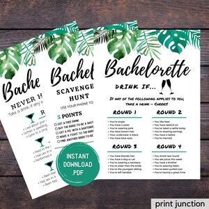 Bachelorette Party Games - Bachelorette Games - Hens Party Games - Bachelorette Party - Printable Games - Bachelorette Party Drinking Games