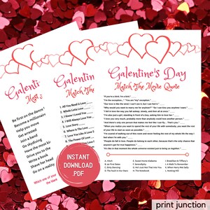 Valentine&#39;s Day Games, Galentines Day Games, Galentines Party Games, Printable Games, Games For Galentines, Adult Party Games