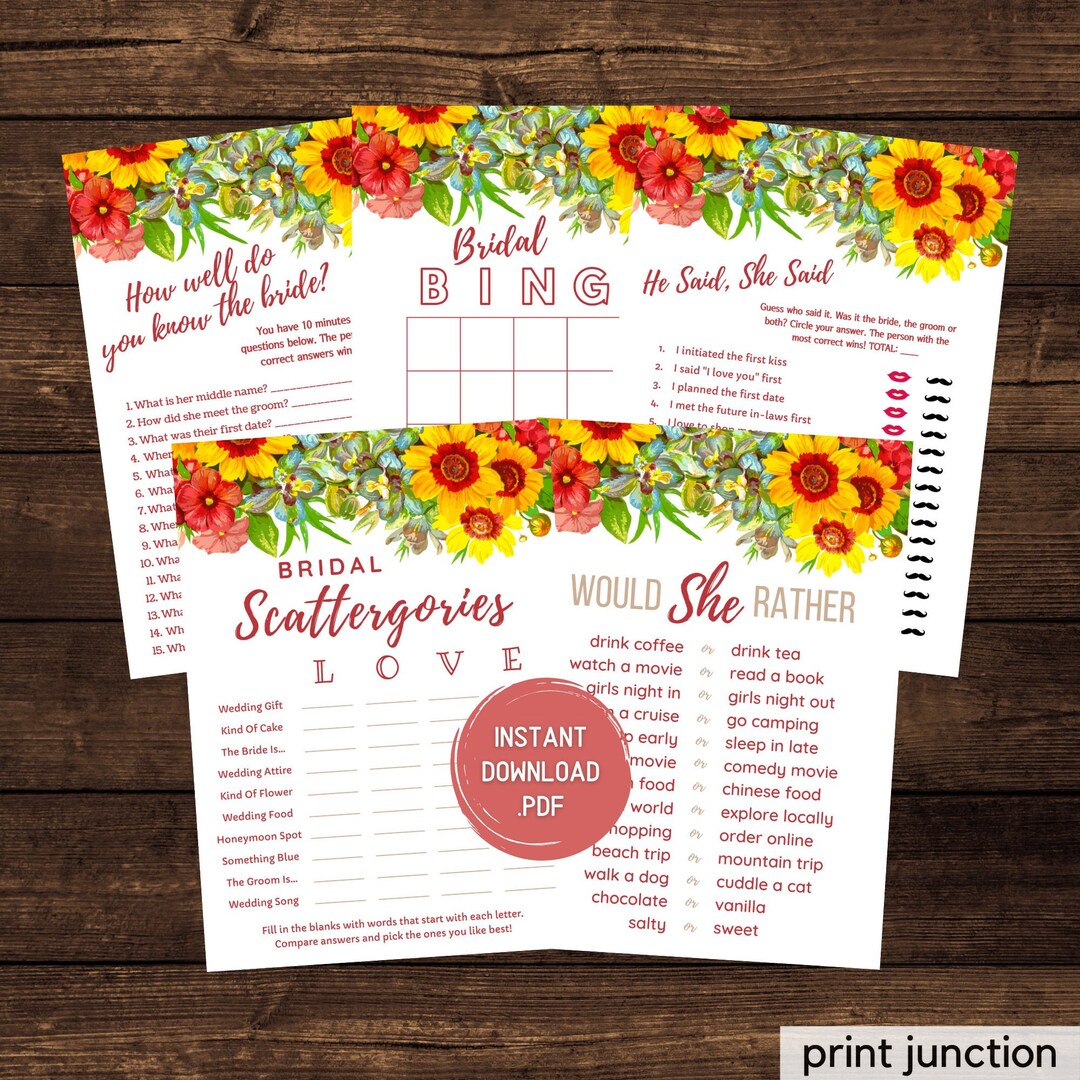 Virtual Bridal Shower Games, Zoom Bridal Shower Games, Spring Bridal