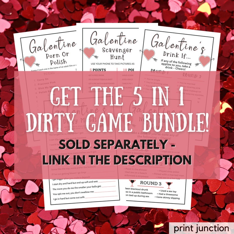 Galentines Day Games, Galentines Party, Adult Party Games, Drinking ...