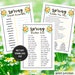 10 Spring Games Bundle, Printable Spring Games, Springtime Activities ...