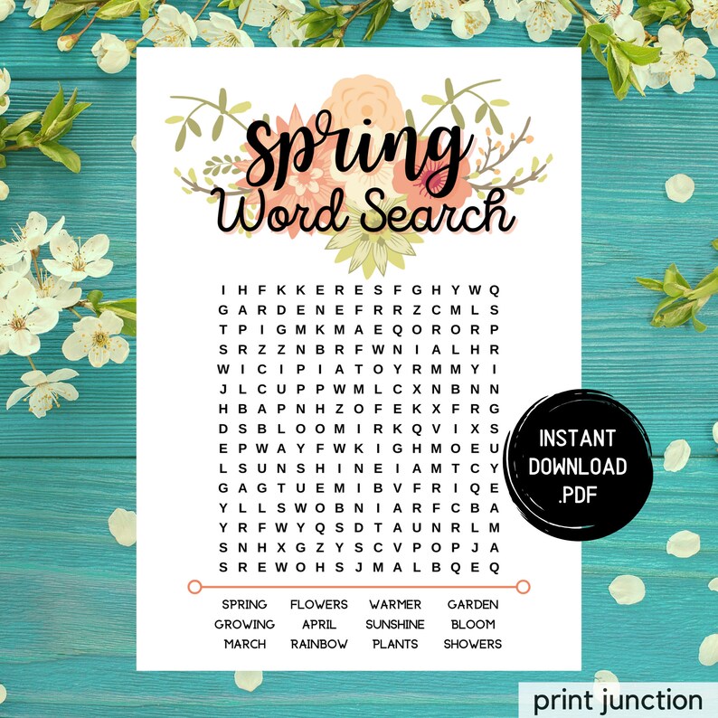 Spring Games Classroom Games Printable Springtime Games Etsy Canada