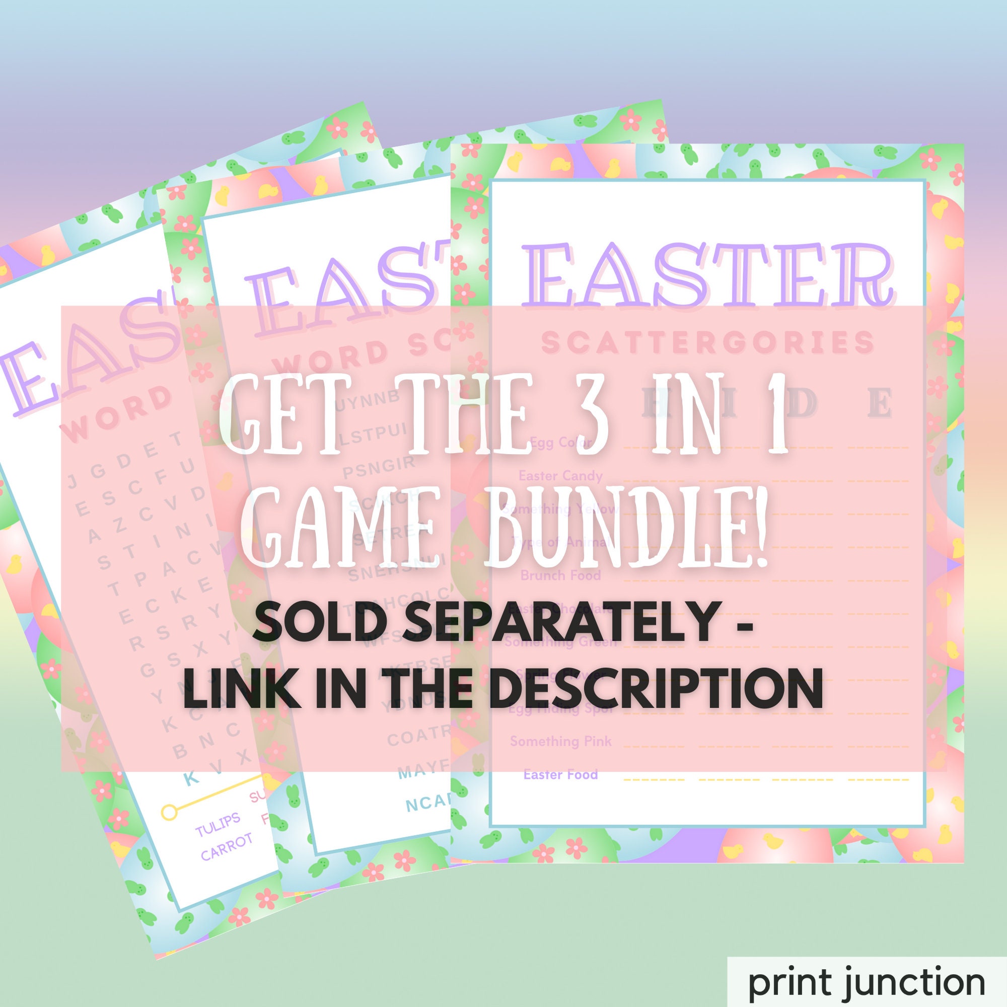 Easter Word Search Game Virtual Easter Games Easter - Etsy Hong Kong