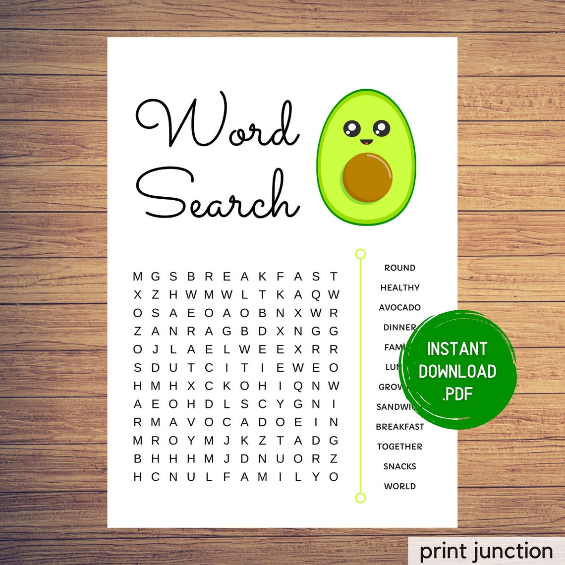 Printable Activities For Kids Kids Worksheets Word Puzzles Etsy