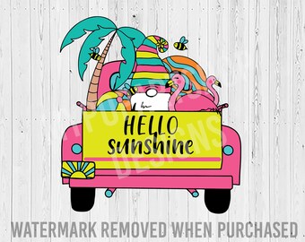Download Summer Truck Svg Etsy