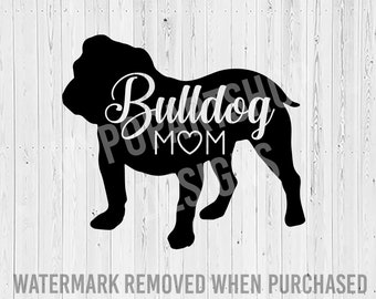 Download Bulldog Svg Etsy PSD Mockup Templates