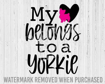 Download Yorkie Mom Svg Etsy
