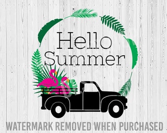 Download Summer Truck Svg Etsy
