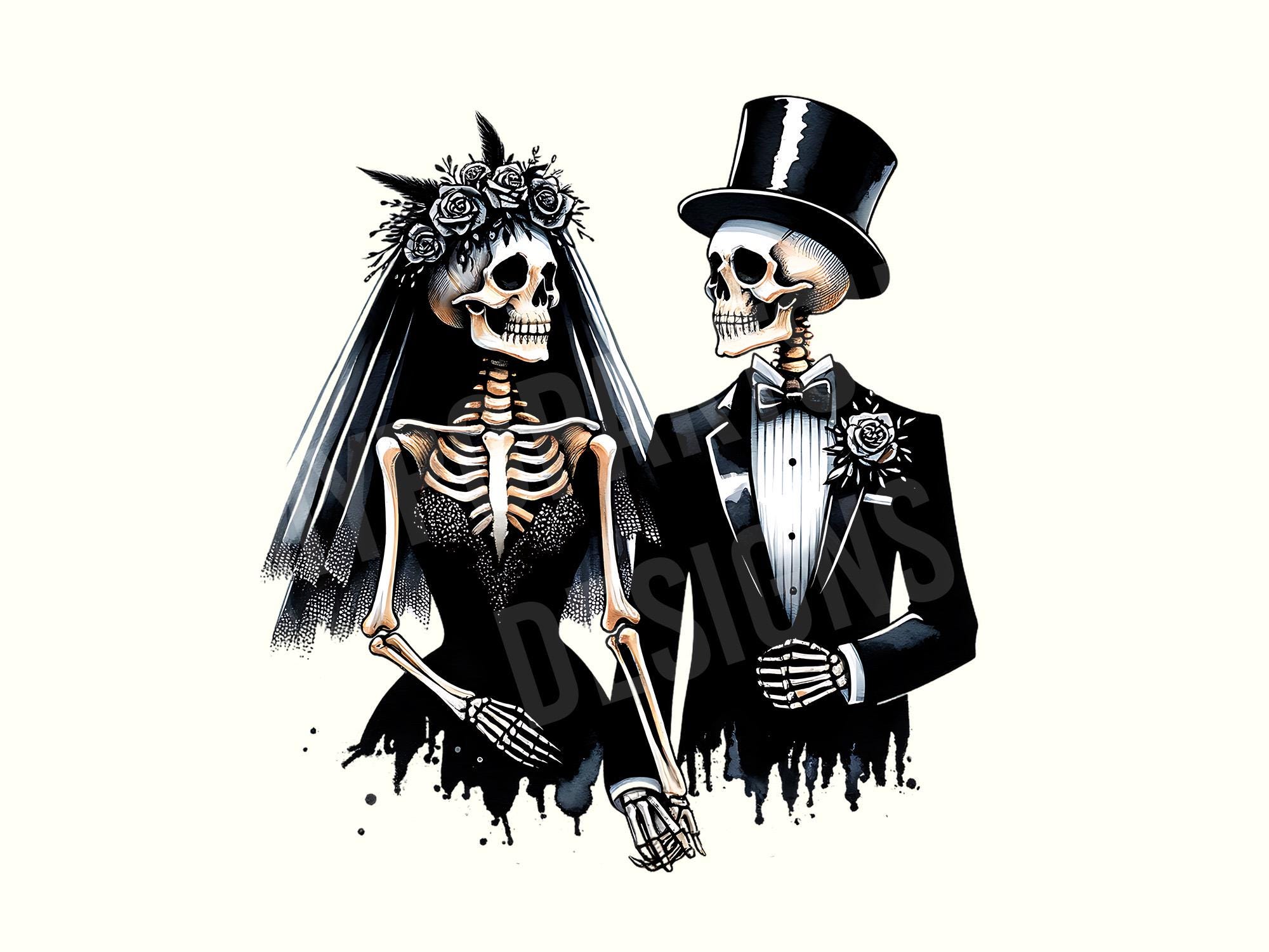 Skeleton Bride, Skeleton Bride and Groom, Halloween Bride, Halloween Bride and Groom, Spooky Bride, Goth Bride,Goth Bride Shirt,Gothic Bride