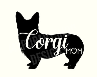 Corgi SVG Cut File, Corgi Mom Svg, Corgi Mom PNG, , Fur Mom svg, Instant Download, Dog Svg