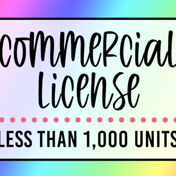 Commercial License for ALL Designs