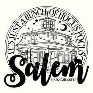 Salem SVG, Salem Sign Svg, Witch SVG, Magic Svg, Mythical Svg, Gothic Svg, Fall Svg, Halloween svg, Halloween Movie Svg, Instant Download