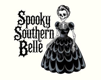 Halloween Png, Halloween Shirt, Yallternative, Skeleton, Skeleton Shirt, Skeleton Png, Digital Download, Spooky, Goth,Gothic,Southern Gothic