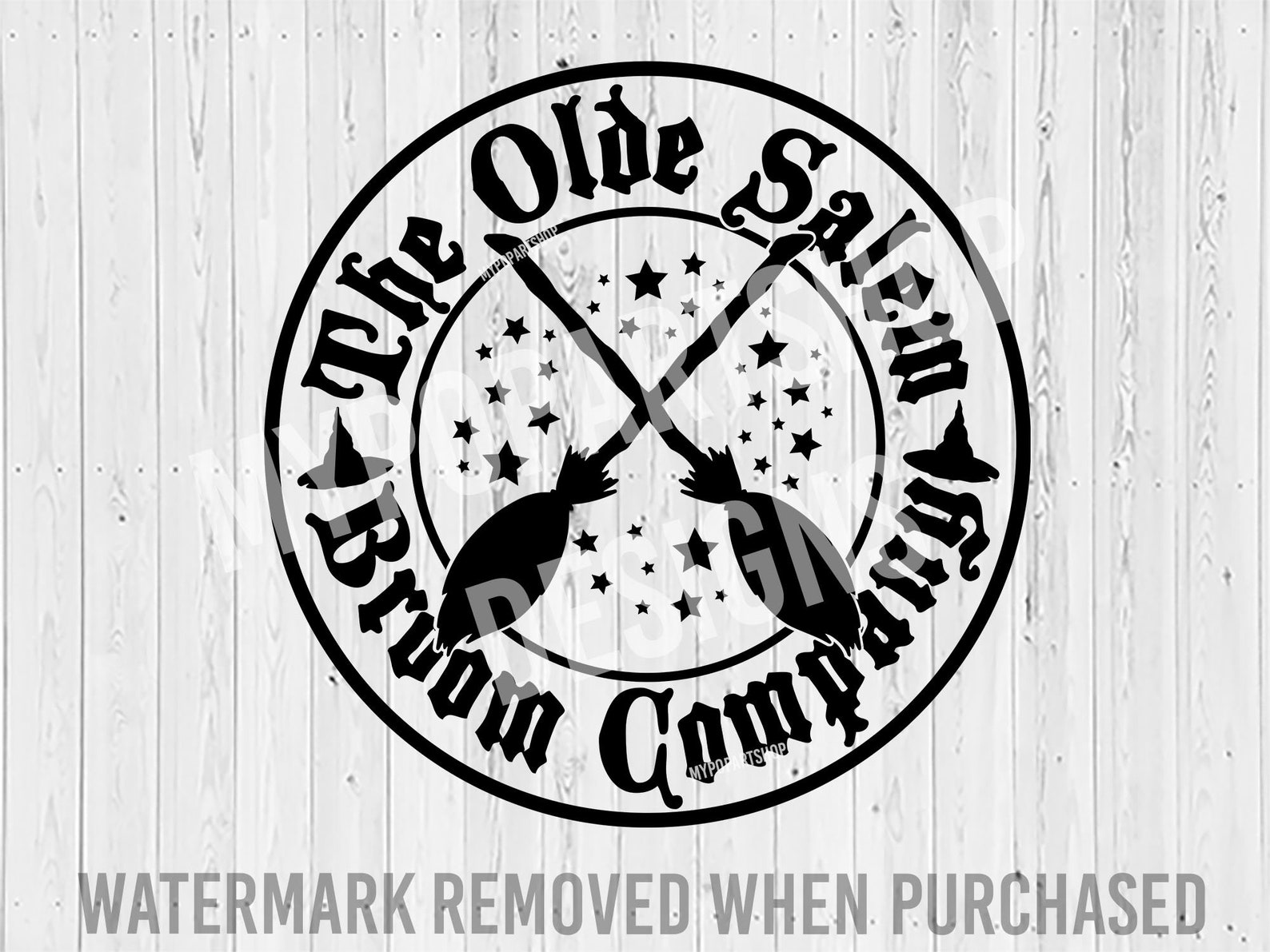 Salem Svg Salem Broom Company Witch SVG Witchy Svg Witchy - Etsy