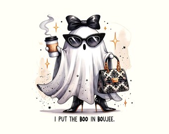 Boujee ghost, Boujee ghost Png, Boujee ghost Halloween Png, Boujee Halloween, Boujee Halloween Png, Cute ghost Png, Girl ghost Png,Ghost Png
