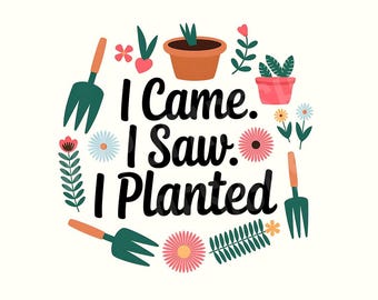 Jardín Png, Jardinería Png, Jardinero Png, Jardinería, Regalo de jardinería, Camiseta de jardinería, Clipart divertido de jardinería, Descarga digital, Jardinero