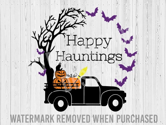 Download Happy Hauntings Svg Cut File Happy Halloween Svg Halloween Etsy