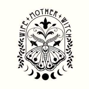 Witch Svg, Witch Png, Witchy Svg, Witchy Png, Witchy Mama, Witchy Vibes Png, Magic Svg, Witchy Mom, Halloween Witch Svg, Goth Svg,Gothic Svg image 1