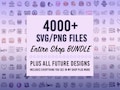 Entire Shop SVG Bundle- Limited Time Offer (4000+ Svgs Plus All Future Designs I Add to My Shop)