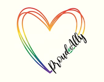 Proud Ally Svg, Proud Ally Png, Ally Svg,Ally Png,Pride Svg,Pride Heart Svg,Gay Pride Svg,LGBT Svg,LGBTQ Svg,LGBTQ Pride Svg,Pride Month Svg