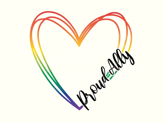 Proud Ally Svg, Proud Ally Png, Ally Svg,Ally Png,Pride Svg,Pride Heart Svg,Gay Pride Svg,LGBT Svg,LGBTQ Svg,LGBTQ Pride Svg,Pride Month Svg