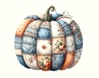 Otoño Png, Clipart de Otoño, Descarga Digital, Sublimación de Otoño, Diseños de Otoño Png, Calabaza Png, Camiseta de Calabaza, Otoño Png, Calabaza de Patchwork Png