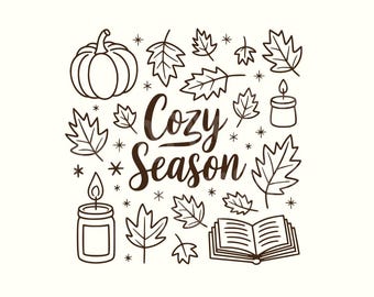 Cozy Season Png, Cozy Season Shirt, Fall Png, Fall Clipart,Autumn Clipart,Digital Download,Fall Png designs,Fall Shirt,Cozy,Fall Sublimation