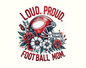 Football Mom Png Clipart, Digital Download