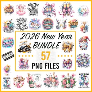 New Years png, New Year 2026 PNG Bundle, New Year Quote png, New Year Same Hot Mess png, New Years Shirt, New Years Clipart, New Year Bundle