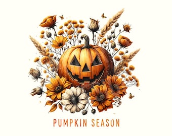 Pumpkin Season Png, Pumpkin Png, Fall Png, Fall Clipart, Digital Download, Fall Png designs, Fall Shirt, Pumpkin Shirt, Pumpkin Clipart