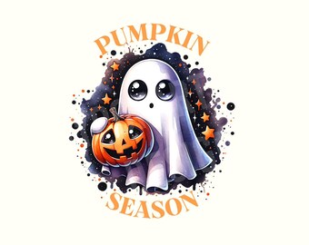 Pompoenseizoen png, pompoen png, spook png, spookshirt, Halloween png, halloweenshirt, herfst png, digitale download, herfst png-ontwerpen, herfstshirt