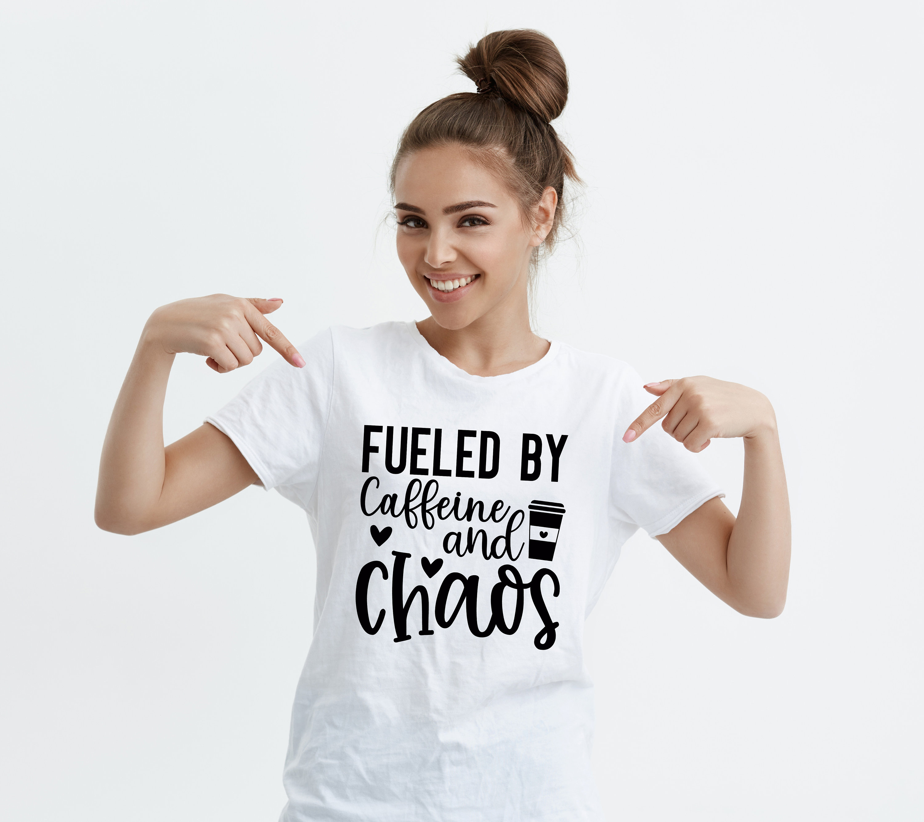 Fueled by Caffeine and Chaos Svg, Caffeine Svg, Fueled by Coffee and ...