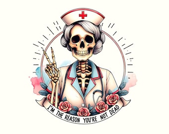 Nurse Png, Nursing png, Nurse Clipart, Nurse shirt,Nurses Sublimation Design,Registered Nurse,Trendy Png,Sublimation,Skeleton,Skeleton Shirt