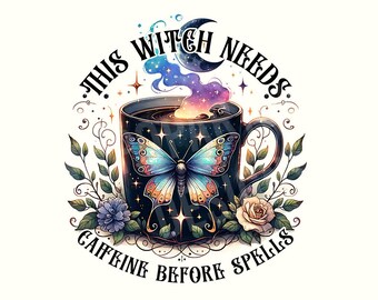 Halloween Png, Witch Png, Witch Shirt,Witches Png,Digital Download,Halloween Shirt,Halloween Clipart,Halloween sublimation design,Coffee Png