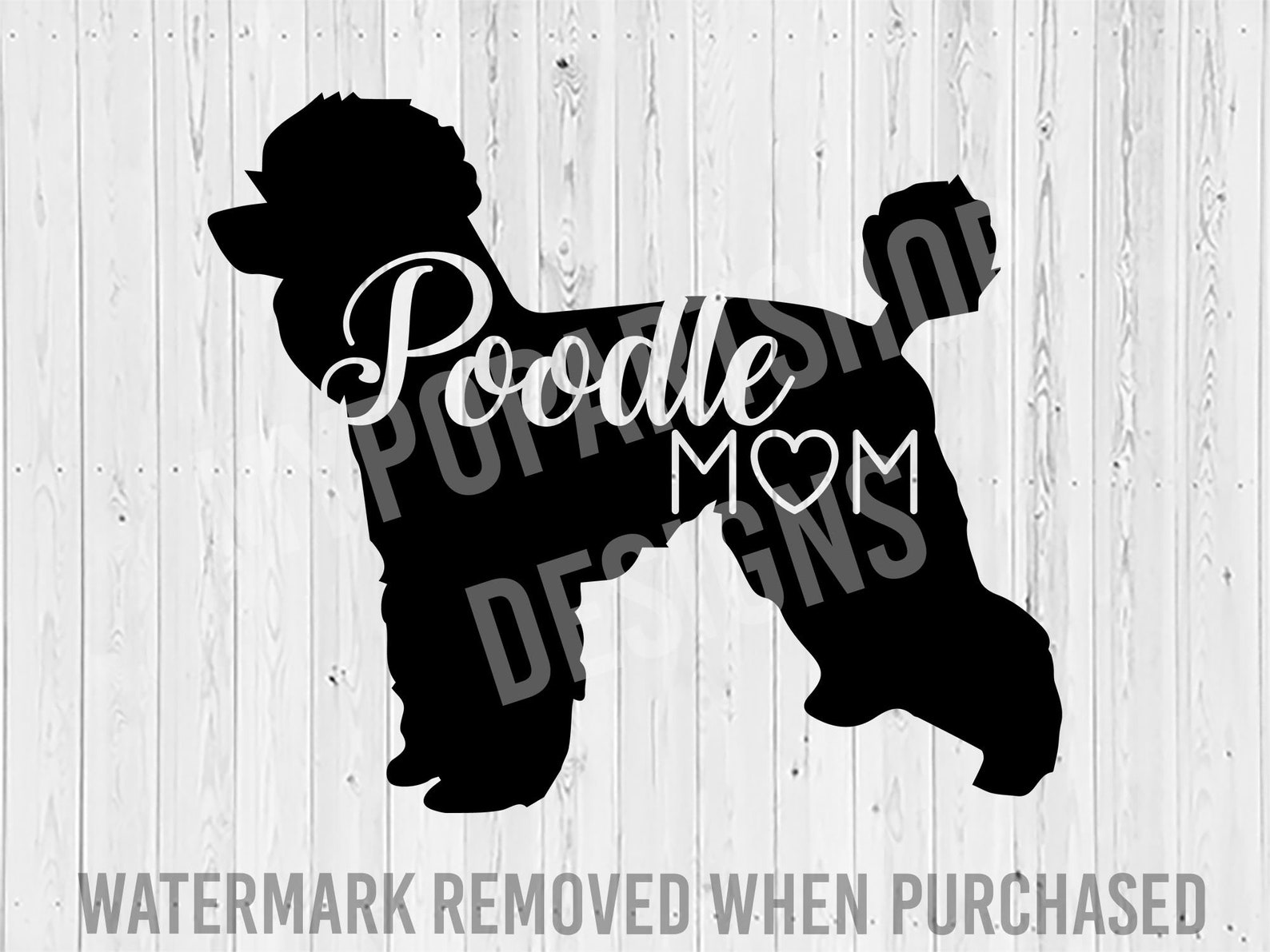 Poodle SVG Cut File Poodle Mom Svg Poodle Mom PNG Fur Mom | Etsy