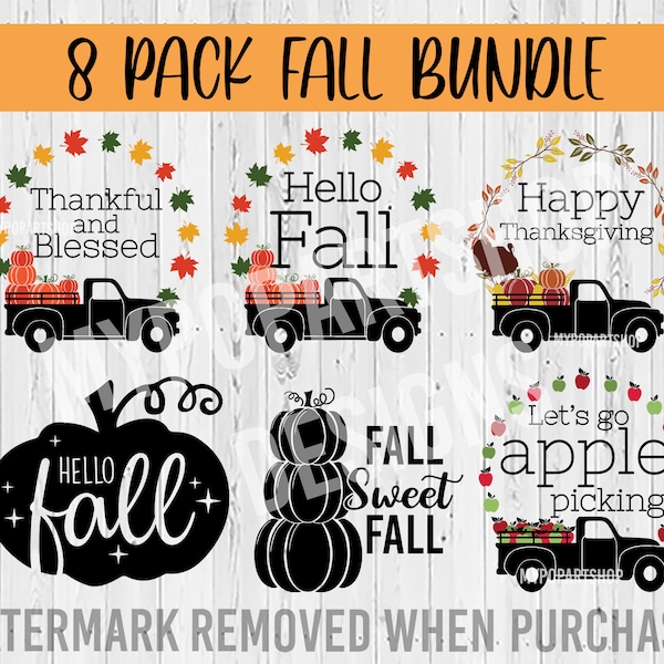 Fall Svg Bundle, Thanksgiving Shirt Svg, Fall Svg, Truck Svg Bundle,Truck Bundle,Fall Quote Svg,Autumn Svg Bundle,Hello Fall Svg,Pumpkin Svg