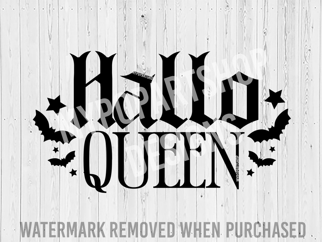 Halloween Queen Svg, Halloween Queen Png, Trendy Halloween Svg, Popular