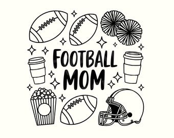 Football Mom Png, Football Mom, Football Mom Shirt, Football Mama Png, Football Png, Football, Game day Png, Sport, Digital Download