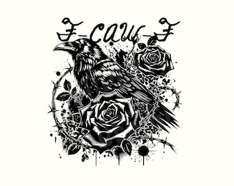 F-Caw-F, Funny Png, Crow, Raven, Digital Download