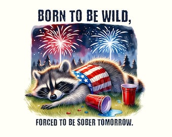 4th of July Png, Fourth of July Png, 4th of July Shirt, Summer Png, Summer Clipart, Digital Download,Raccoon,Funny Png,Patriotic Png,USA Png