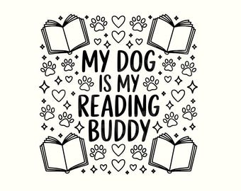 Bookish Png, Book Png, Funny Png, Book lover, Digital Download, Bookish Digital Design, Book lover gift, Book Shirt, Reader, Dog Png