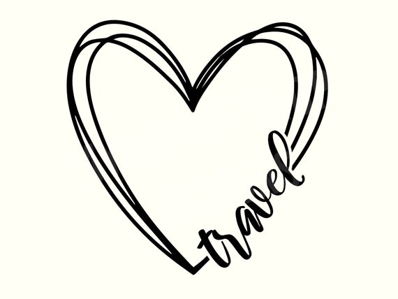 Travel Heart Svg, Travel Svg, Love Travel, Travel Quotes Svg, Travel Saying, Heart Travel,Traveler Svg,Adventure Svg,Traveler Png,Travel Png