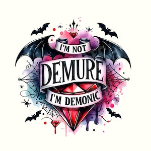 Demure, Dark Humor Png, Dark Humor Shirt, Dark Png, Goth Png, Gothic Png, Gothic Vektor, Schwarzer Humor Geschenke, Spooky Png, Gruselige Png-Datei